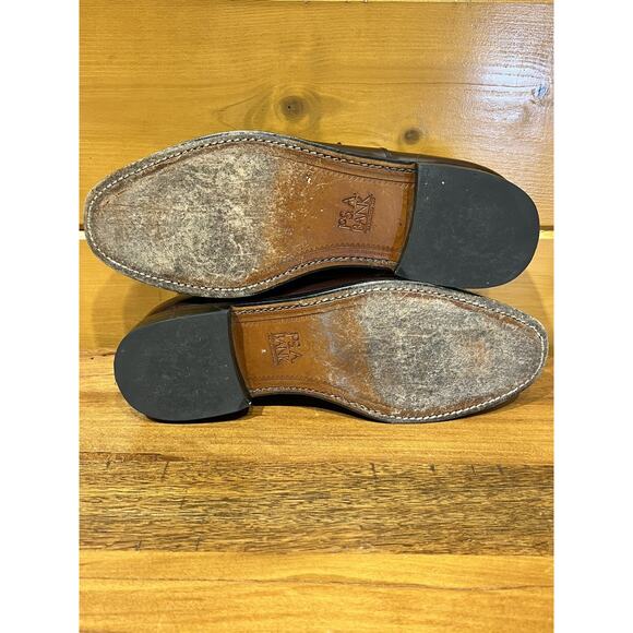 Jos A Bank 9.5M Brown Cap Toe Oxford Dress Shoes Lace-Up - Picture 6 of 8